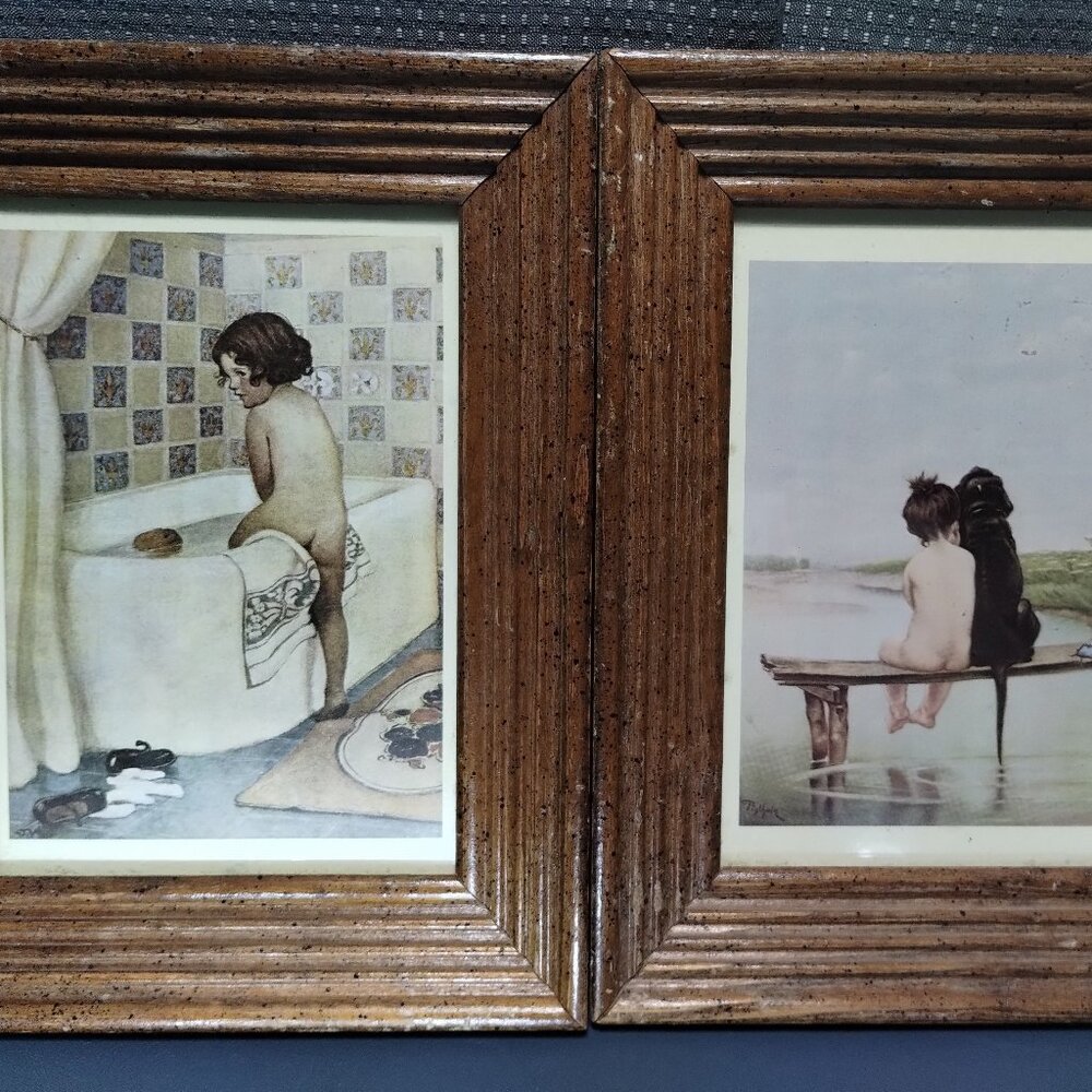 Vintage bathroom pictures